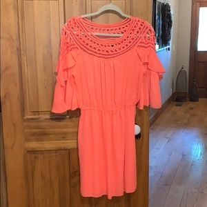 Bright Coral Dress